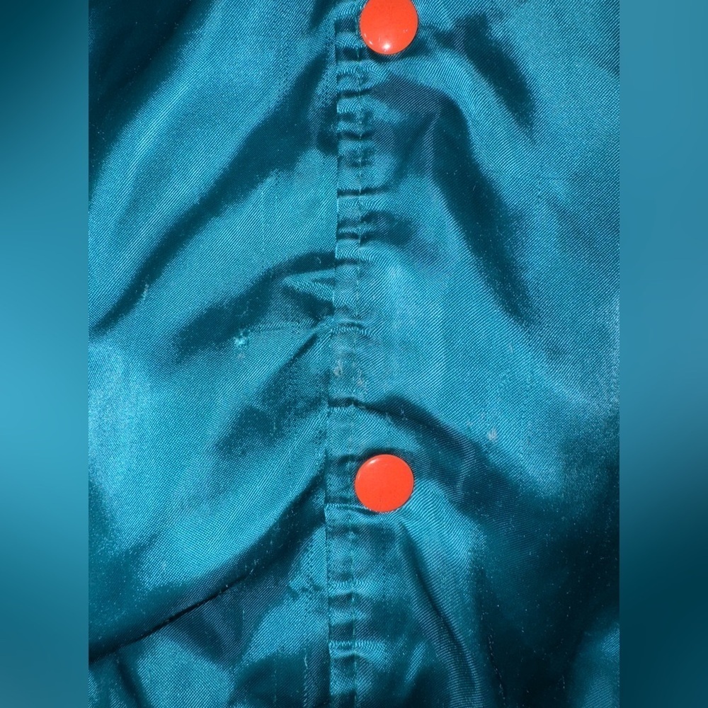 Teal Miami Dolphins Satin Jacket - Picture 3 of 9